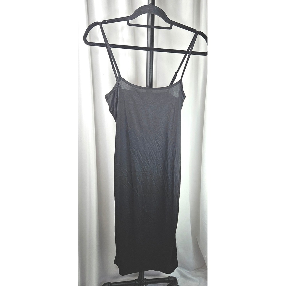 Women's WAYF Black Maxi Dress Sleeveless Adjustable Straps Slip Dress Size S‎